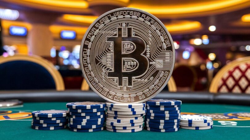 an image of a bitcoin logo sitting on top of a sta Ww LYZOsRKKTx4g3zHh LQ UkXm ig7R8CfeSzhD4rgdQ